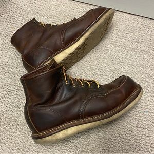 Red Wing Heritage 1907 Copper Rough & Tough 6” Moc Toe Boot- 8.5D (Fit like 9.5)
